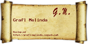 Grafl Melinda névjegykártya