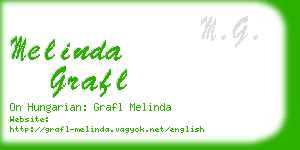 melinda grafl business card